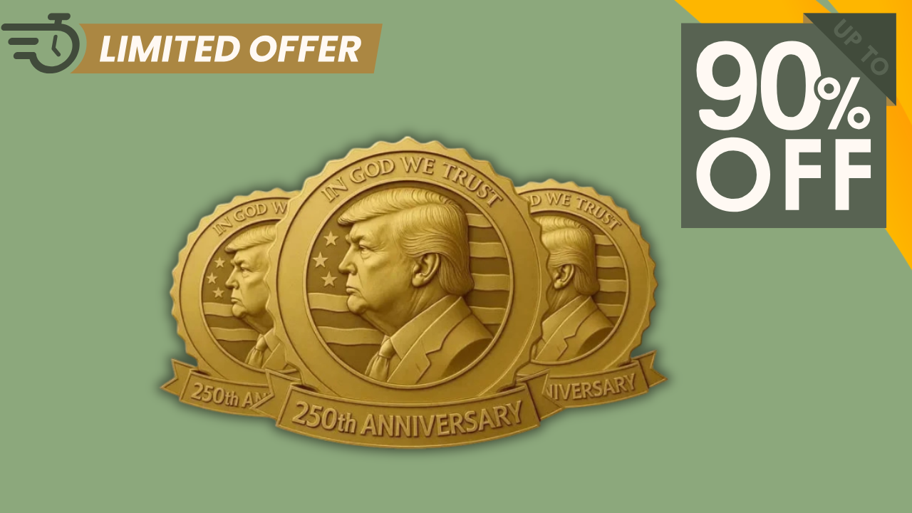 Trump 250th Anniversary Golden Badge Review